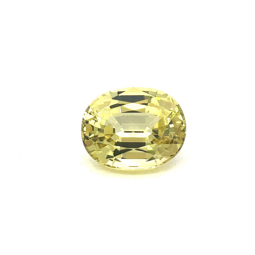 5.13 cts Natural Gemstone Yellow Chrysoberyl - Oval Shape - 24754RGT