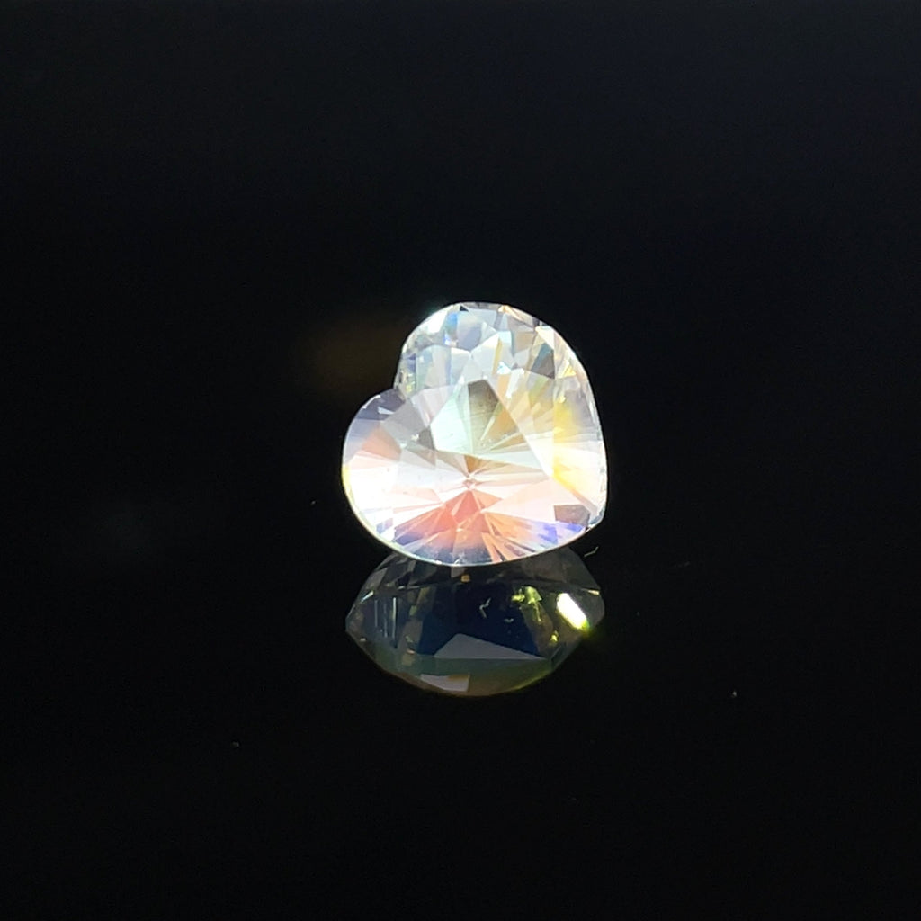 2.09cts Natural Rainbow Moonstone Gemstone - Heart Shape - 24734RGT