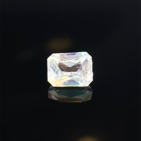 2.05cts Natural Rainbow Moonstone Gemstone - Emerald Cut Shape - 24735RGT