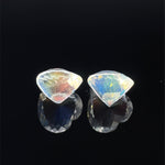 3.22cts Natural Rainbow Moonstone Gemstone Pair - Heart Shape - 24743RGT