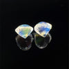 2.87cts Natural Rainbow Moonstone Gemstone Pair - Heart Shape - 24745RGT