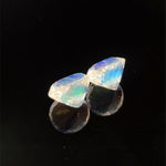 2.40cts Natural Rainbow Moonstone Gemstone Pair - Oval Shape - 24747RGT