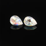 1.99cts Natural Rainbow Moonstone Gemstone Pair - Pear Shape - 24748RGT