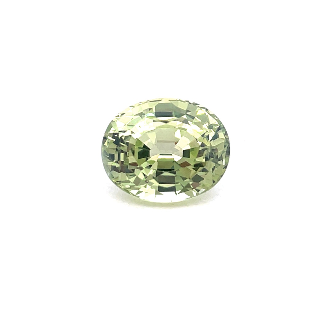 5.96cts Natural Gemstone Yellowish Green Chrysoberyl - Oval Shape - 24752RGT