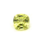 4.17 cts Natural Gemstone Yellowish Green Chrysoberyl - Cushion Shape - 24757RGT