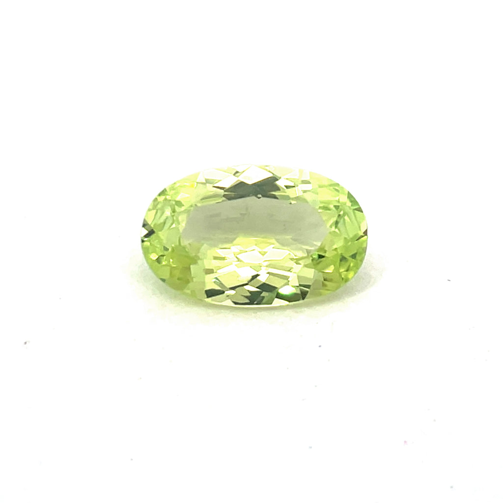 2.08 cts Natural Gemstone Yellowish Green Chrysoberyl - Oval Shape - 24758RGT