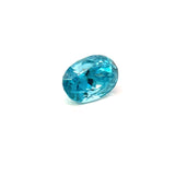 5.08 cts Natural Gemstone Blue Zircon from Cambodia - Oval Shape - 24807RGT