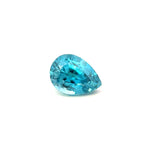 3.07 cts Natural Gemstone Blue Zircon from Cambodia - Pear Shape - 24808RGT