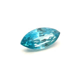 7.30 cts Natural Gemstone Blue Zircon from Cambodia - Marquise Shape - 24810RGT