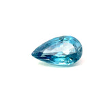 5.54 cts Natural Gemstone Blue Zircon from Cambodia - Pear Shape - 24811RGT