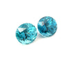 9.38 cts Natural Gemstone Blue Zircon from Cambodia - Oval Shape - 24815RGT