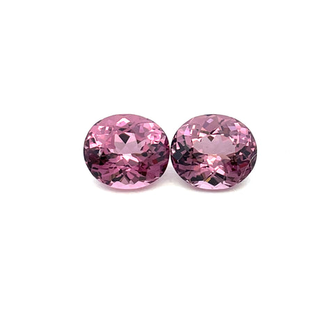 2.32ts Natural Pink Spinel Gemstone Pair - Oval Shape - 24832RGT