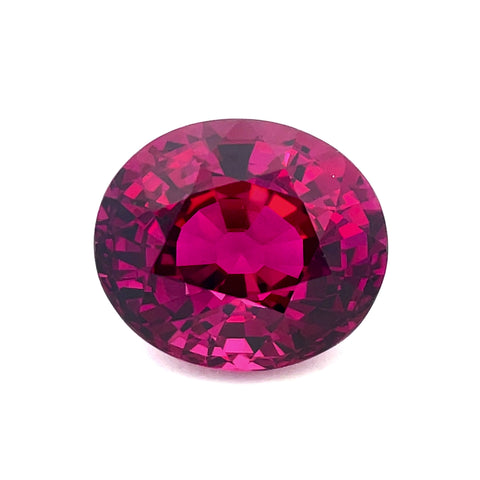 18.57cts Natural Gemstone Purplish Pink Rhodolite Garnet- Oval Shape - 24841RGT