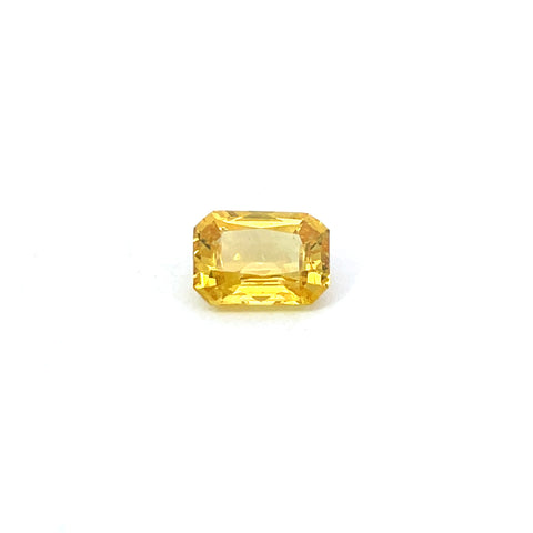 1.20cts Natural Heated Yellow Sapphire Gemstone - Octagon Shape - 24851RGT