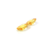 2.04cts Natural Heated Yellow Sapphire Gemstone Pair - Octagon Shape - 24854RGT