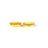 2.20cts Natural Heated Yellow Sapphire Gemstone Pair - Octagon Shape - 24855RGT