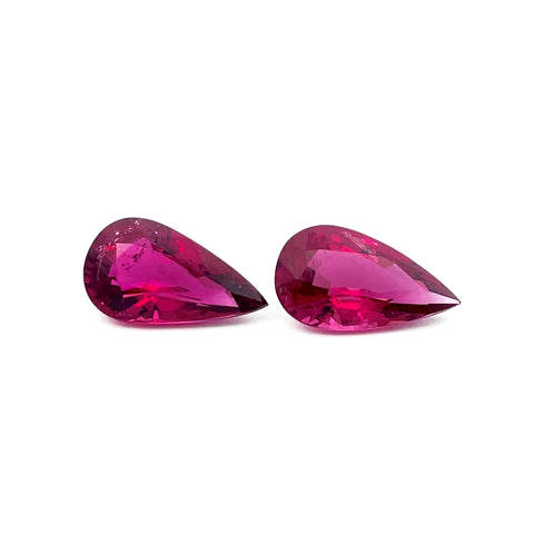 3.46cts Natural Gemstone Rubellite Tourmaline - Pear Shape - 24868RGT