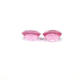 3.45 cts Natural Baby Pink Mahenge Spinel Gemstone Pair - Oval Shape - 24894RGT