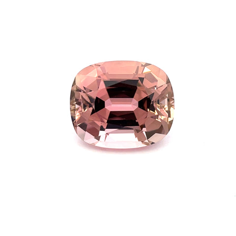 5.60cts Natural Gemstone Peachy Pink Tourmaline - Cushion Shape - 24898RGT