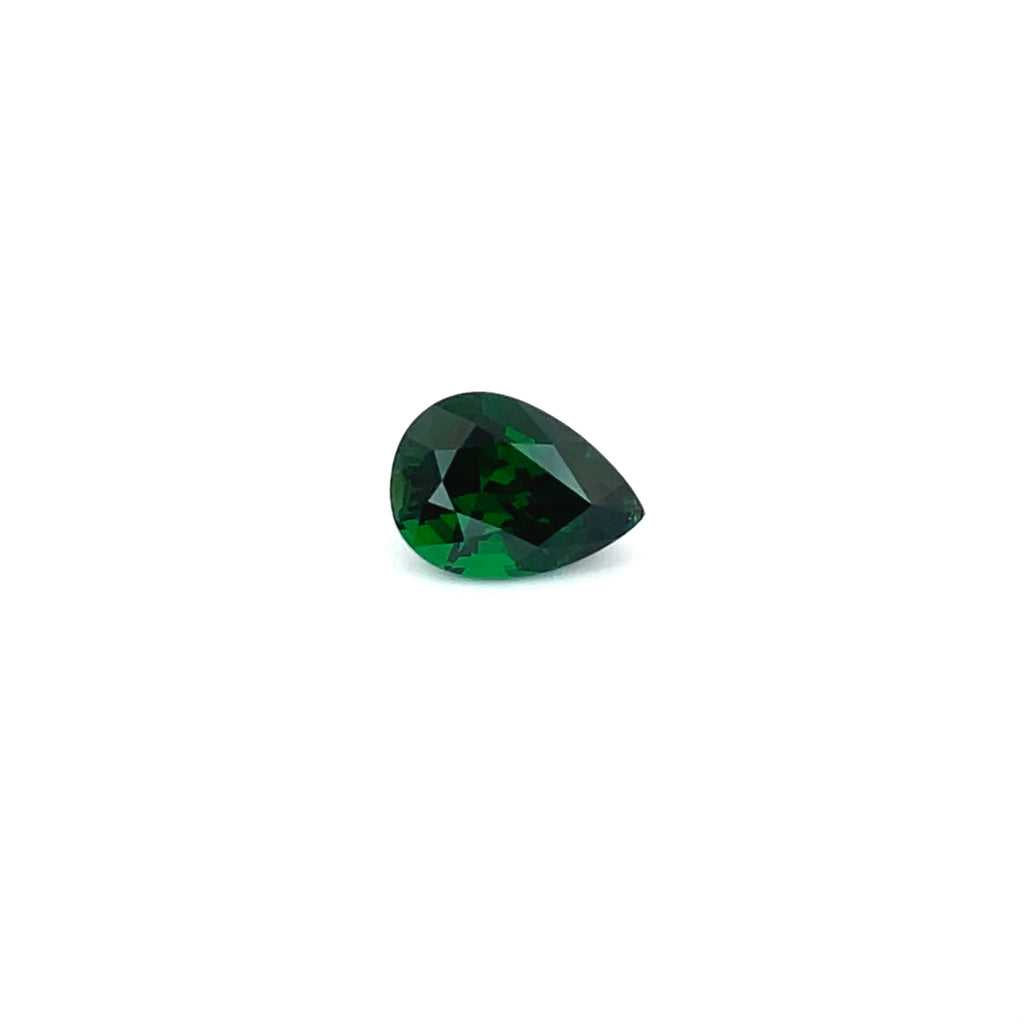 0.90cts Natural Gemstone Green Tsavorite Garnet - Pear Shape - 24909RGT