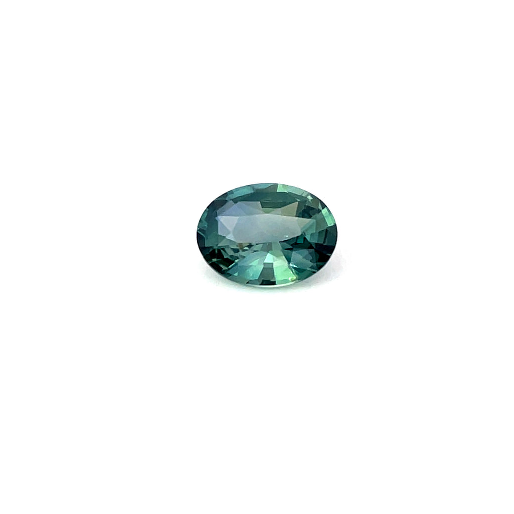 1.10cts Natural Unheated Teal Sapphire Gemstone - Oval Shape - 24916RGT