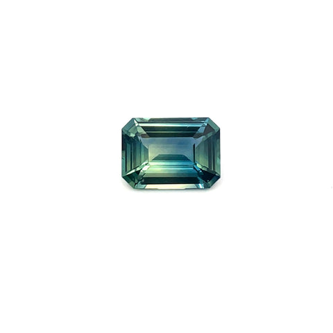 1.24cts Natural Unheated Teal Sapphire Gemstone - Octagon Shape - 24924RGT