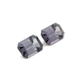 4.20cts Natural Gray Spinel Gemstone Pair - Octagon Shape - 24931RGT