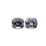 2.82cts Natural Gray Spinel Gemstone Pair - Cushion Shape - 24950RGT