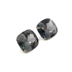 4.39cts Natural Gray Spinel Gemstone Pair - Cushion Shape - 24952RGT