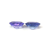 2.71cts Natural Blue Tanzanite Gemstone Pair - Oval Shape - 24963RGT