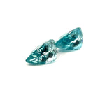 10.53cts Natural Gemstone Blue Zircon from Cambodia Pair - Pear Shape - 24972RGT