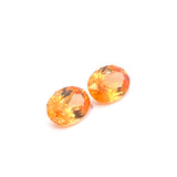 2.15cts Natural Gemstone Fanta Spessartite Garnet Pair - Oval Shape - 24973RGT