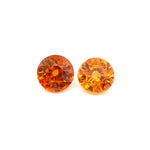 2.81cts Natural Gemstone Fanta Spessartite Garnet Pair - Round Shape - 24974RGT