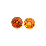 2.81cts Natural Gemstone Fanta Spessartite Garnet Pair - Round Shape - 24974RGT