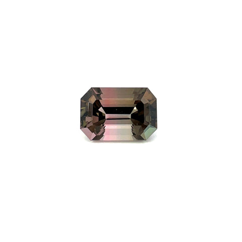 2.15cts Natural Bi - Color Tourmaline Gemstone - Octagon Shape - 25018RGT