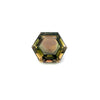 2.10cts Natural Bi - Color Tourmaline Gemstone - Hexagon Shape - 25032RGT