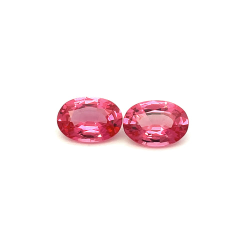 1.48cts Natural Hot Pink Mahenge Spinel Gemstone - Oval Shape - 25055RGT