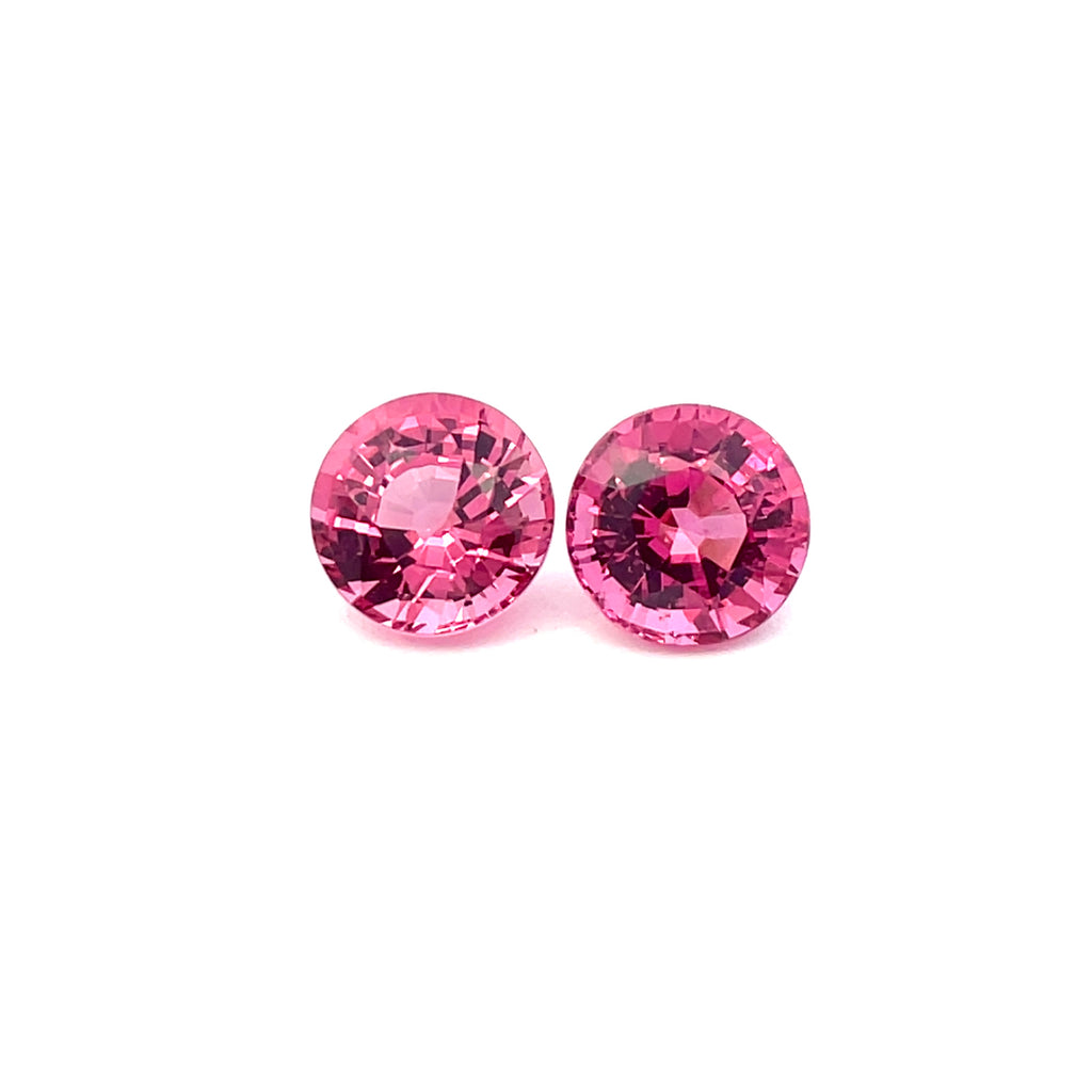 2.11cts Natural Hot Pink Mahenge Spinel Gemstone - Round Shape - 25065RGT