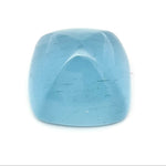 28.09cts Natural Blue Aquamarine Cabochon - Square Cushion Shape - 25097RGT