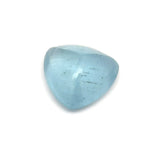 13.20cts Natural Blue Aquamarine Cabochon - Trilliant Shape - 25098RGT