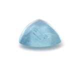 13.20cts Natural Blue Aquamarine Cabochon - Trilliant Shape - 25098RGT