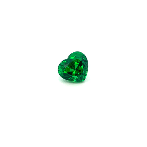 1.00cts Natural Gemstone Green Tsavorite Garnet - Heart Shape - 25287RGT