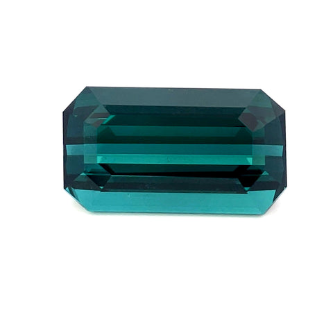 11.47cts Natural Indicolite Tourmaline Gemstone- Octagon Shape - 25288RGT