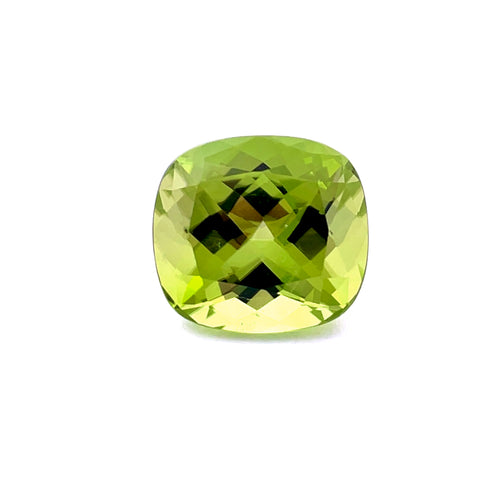 6.07cts Natural Green Peridot Gemstone - Cushion Shape - 25292RGT