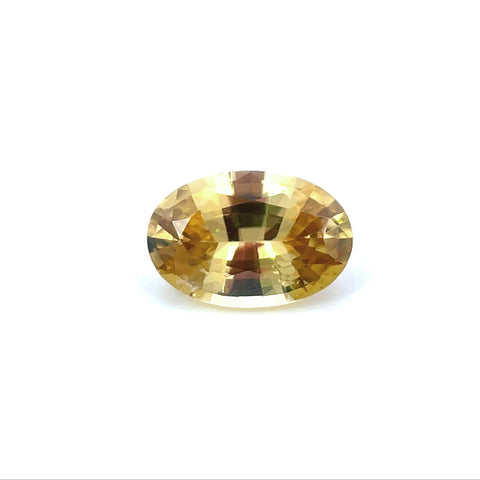 2.93cts Natural Yellow Zircon Gemstone - Oval Shape - 25301RGT