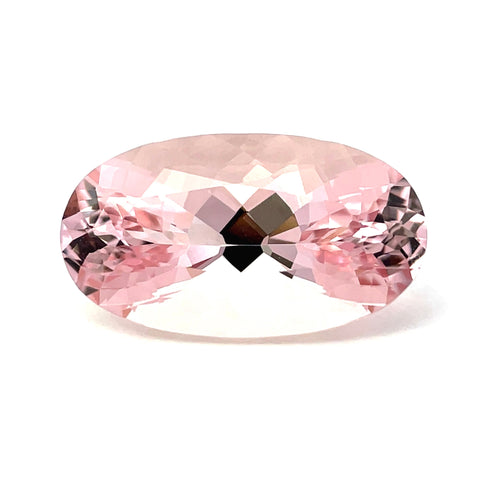 14.57cts Natural Pink Morganite Gemstone  - Oval Shape - 25303RGT