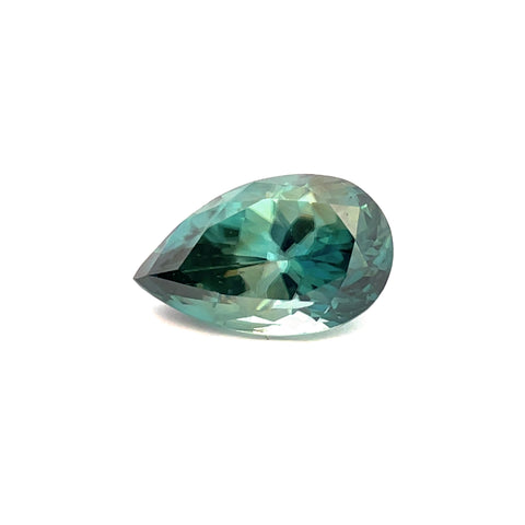 6.78cts Natural Green Blue Zircon Gemstone- Pear Shape - 25304RGT