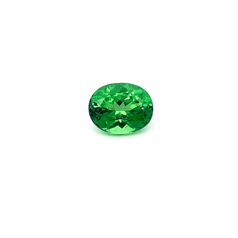 1.32cts Natural Gemstone Green Tsavorite Garnet - Oval Shape - 25305RGT