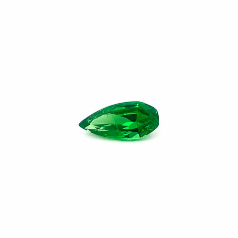 0.87cts Natural Gemstone Green Tsavorite Garnet - Pear Shape - 25306RGT