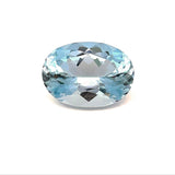 4.03cts Natural Blue Aquamarine Gemstone  - Oval Shape - 25309RGT